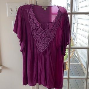 One World short sleeve top  Size 2X.